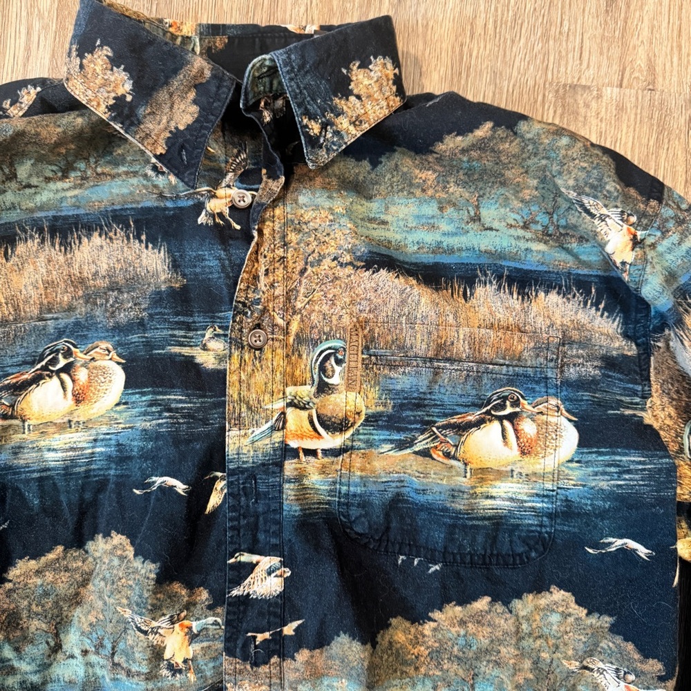 Duck button down cotton medium - Picture 4 of 8
